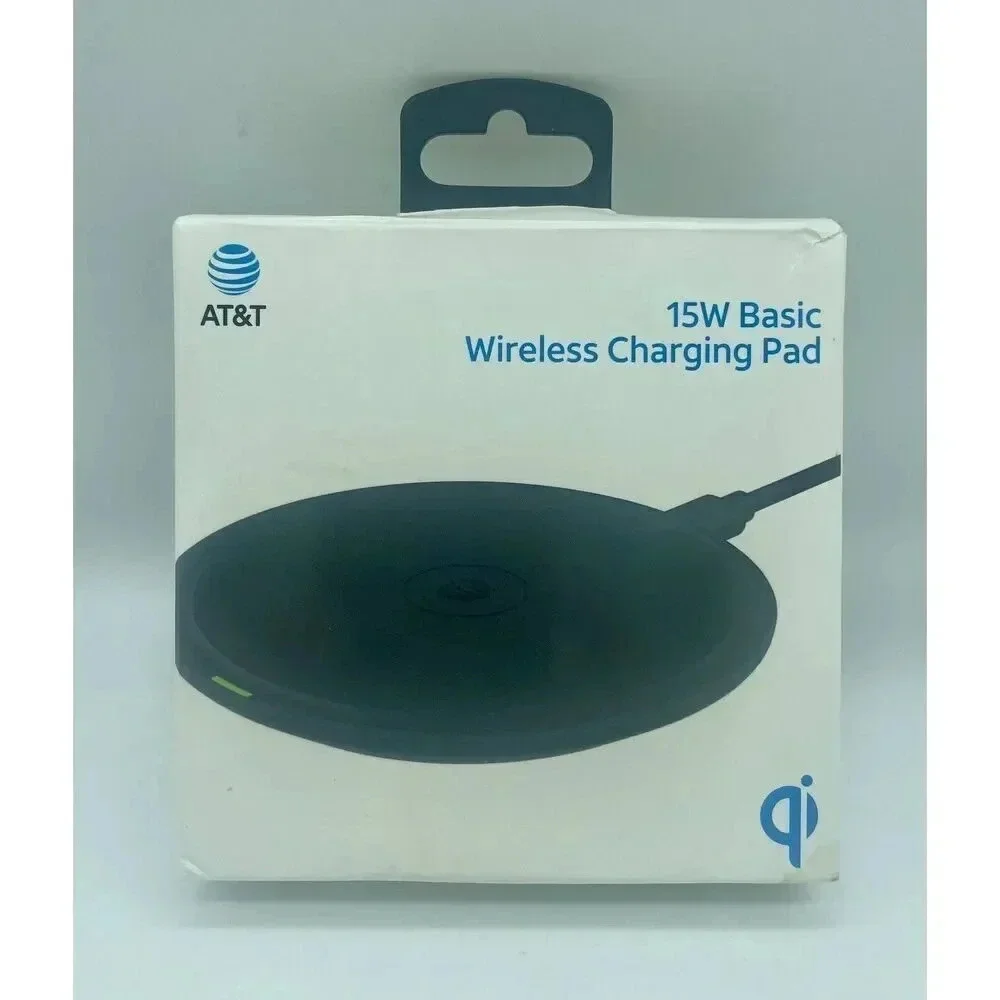 AT&T 15W Fast Charge Wireless Charging‎ Pad Black Fully Tested
